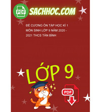 Tải Đề cương ôn tập học kì 1 môn Sinh lớp 9 năm 2020 - 2021 THCS Tân Bình