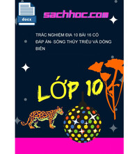 Tải Trắc Nghiệm Địa 10 Bài 16 Có Đáp Án- Sóng Thủy Triều Và Dòng Biển