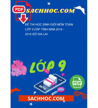 Tải Đề thi học sinh giỏi môn Toán lớp 9 cấp tỉnh năm 2018 - 2019 sở Gia Lai
