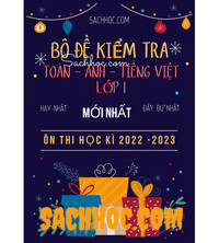 Tải Bộ đề kiểm tra Toán - Anh - Tiếng Việt lớp 1 năm 2022 - 2023