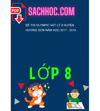 Tải Đề thi Olympic Vật lý 8 huyện Hương Sơn năm học 2017 - 2018