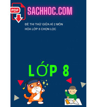 Tải Đề thi thử giữa kì 2 môn Hóa lớp 8 chọn lọc