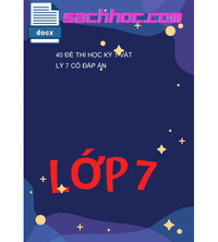 Tải 40 Đề Thi Học Kỳ 1 Vật Lý 7 Có Đáp Án