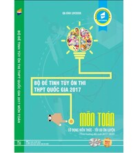Tải Bộ đề tinh túy ôn thi THPT Quốc gia 2017 môn Toán