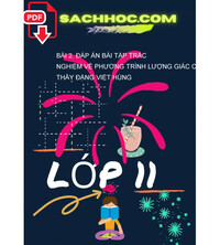 Tải Bài 2. Đáp án bài tập trắc nghiệm về phương trình lượng giác của thầy đặng việt hùng