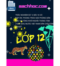 Tải Trắc Nghiệm Sử 12 Bài 16 Có Đáp Án- Phong Trào Giải Phóng Dân Tộc Và Tổng Khởi Nghĩa Tháng Tám (1939-1945)-Nước Việt Nam Dân Chủ Cộng Hòa Ra Đời