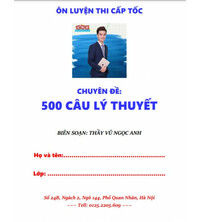 Tải Ôn luyện thi cấp tốc chuyên đề 500 câu lý thuyết vật lý 2022 THPT Quốc Gia