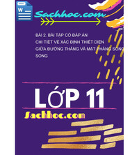 Tải Bài 2. Bài tập có đáp án chi tiết về xác định thiết diện giữa đường thẳng và mặt phẳng song song