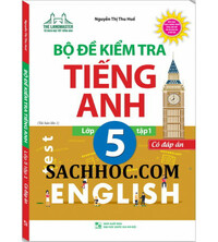 Tải Bộ đề kiểm tra tiếng anh lớp 5 tập 1,2