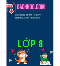 Tải Đề Cương Ôn Tập Học Kỳ 1 Môn Toán Lớp 8 Mới Nhất