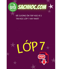 Tải Đề cương ôn tập học kì 2 tin học lớp 7 hay nhất