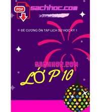 Tải Đề Cương Ôn Tập Lịch Sử Học Kỳ 1