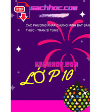 Tải Các phương pháp chứng minh bất đẳng thức - Trần Sĩ Tùng