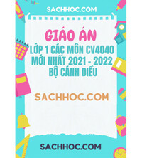 Tải Giáo án lớp 1 bộ cánh diều tất cả các môn mới nhất năm 2021-2022