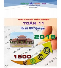 Tải 1500 câu hỏi trắc nghiệm Toán 11 ôn thi THPT Quốc gia 2019