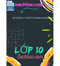 Tải Hệ thống lý thuyết chương Halogen hóa học lớp 10