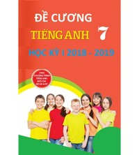 Tải Đề cương tiếng anh 7 học kỳ 1 2018 - 2019