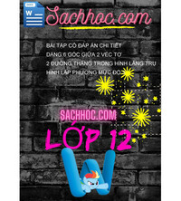 Tải Bài tập có đáp án chi tiết dạng 6 góc giữa 2 véc tơ 2 đường thẳng trong hình lăng trụ hình lập phương mức độ 3