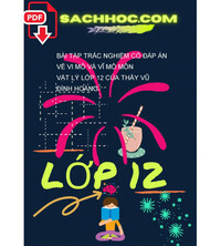 Tải Bài tập trắc nghiệm có đáp án về vi mô và vĩ mô môn vật lý lớp 12 của thầy Vũ đình hoàng