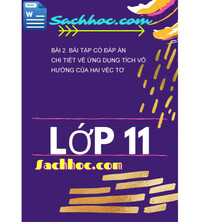 Tải Bài 2. Bài tập có đáp án chi tiết về ứng dụng tích vô hướng của hai véc tơ