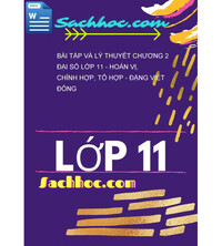 Tải Bài tập và Lý thuyết chương 2 đại số lớp 11 - Hoán vị, chỉnh hợp, tổ hợp - Đặng Việt Đông