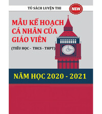 Tải Mẫu kế hoạch cá nhân của giáo viên năm học 2020 - 2021