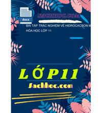 Tải Bài tập trắc nghiệm về hidrocacbon môn hóa học lớp 11