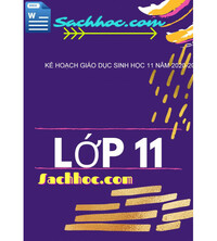 Tải Kế Hoạch Giáo Dục Sinh Học 11 Năm 2020-2021