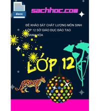 Tải Đề khảo sát chất lượng môn sinh lớp 12 sở giáo dục đào tạo Thanh hóa