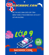 Tải Đề thi học sinh giỏi cấp tỉnh môn Toán 9 THCS năm học 2016-2017 sở Hải Dương
