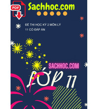 Tải Đề Thi Học Kỳ 2 Môn Lý 11 Có Đáp Án