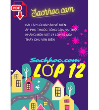 Tải Bài tập có đáp án về điện áp phụ thuộc tổng của hai trở kháng môn vật lý lớp 12 của thầy chu văn biên