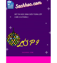 Tải Đề thi học sinh giỏi toán lớp 9 mã 318 phần 2