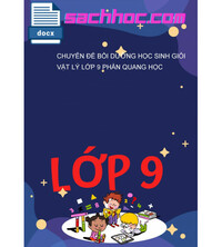 Tải Chuyên Đề Bồi Dưỡng Học Sinh Giỏi Vật Lý Lớp 9 Phần Quang Học