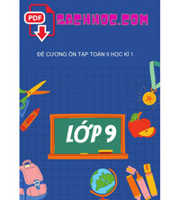 Tải Đề cương ôn tập toán 9 học kì 1