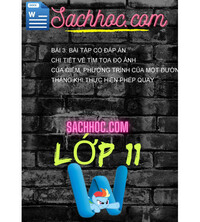 Tải Bài 3. Bài tập có đáp án chi tiết về tìm tọa độ ảnh của điểm, phương trình của một đường thẳng khi thực hiện phép quay