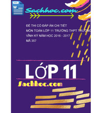 Tải Đề thi có đáp án chi tiết môn toán lớp 11 trường THPT Trương vĩnh ký năm học 2016 - 2017 mã 357