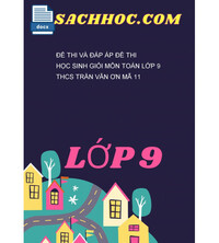 Tải Đề thi và đáp áp Đề thi học sinh giỏi môn Toán lớp 9 THCS Trần văn ơn mã 11