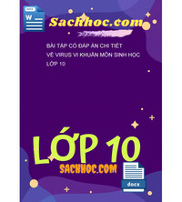 Tải Bài tập có đáp án chi tiết về virus vi khuẩn môn sinh học lớp 10