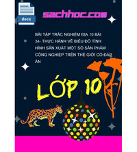 Tải Bài Tập Trắc Nghiệm Địa 10 Bài 34- Thực hành vẽ biểu đồ tình hình sản xuất một số sản phẩm công nghiệp trên thế giới Có Đáp Án