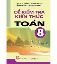 Tải Đề kiểm tra kiến thức Toán 8