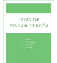 Tải 121 bài tập tiếng anh 6 thí điểm