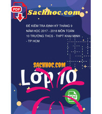 Tải Đề kiểm tra định kỳ tháng 9 năm học 2017 - 2018 môn Toán 10 trường THCS - THPT Khai Minh - TP HCM