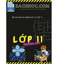 Tải Đề thi học kì 2 môn Vật lý lớp 11