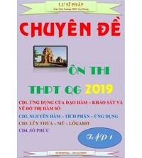 Tải Chuyên đề ôn thi THPT Quốc gia 2019 môn Toán tập 1,2
