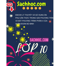 Tải Ebook lý thuyết và sử dụng ẩn phụ căn thức trong giải phương trình và bất phương trình phần 4 của quân đoàn bộ binh