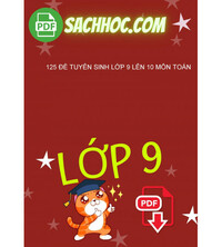 Tải 125 Đề tuyển sinh lớp 9 lên 10 môn toán
