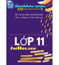 Tải Đề thi học sinh giỏi môn Sinh lớp 11 năm 2017 THPT tình gia