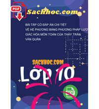 Tải Bài tập có đáp án chi tiết về hệ phương bằng phương pháp lượng giác hóa môn toán của thầy trần văn quân