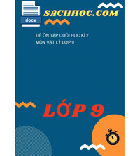 Tải Đề ôn tập cuối học kì 2 môn Vật lý lớp 9